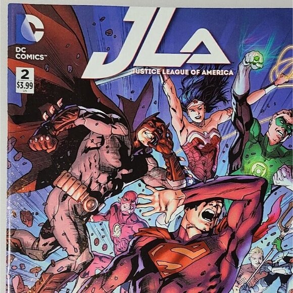 Justice League of America 2 DC Comics 2015 FN/VF Bryan Hitch Cover A JLA - Picture 13 of 16